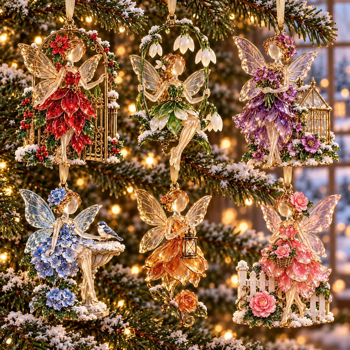 🧚✨Vinterhage – A Charming Collection of 6 Holiday Garden Scenes