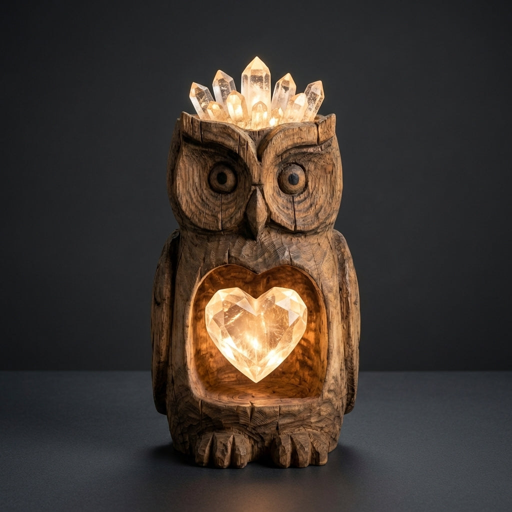 🦉The Crystal Guardian Owl