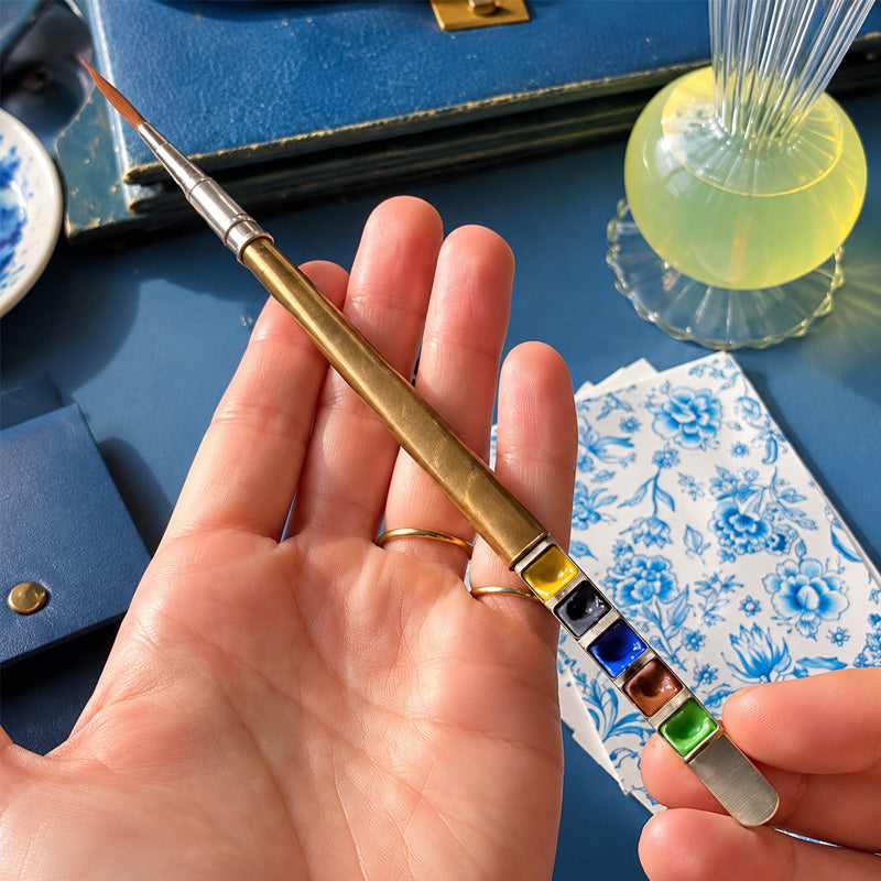 🎨Pocket Art Studio – Portable Paintbrush & Paint Set