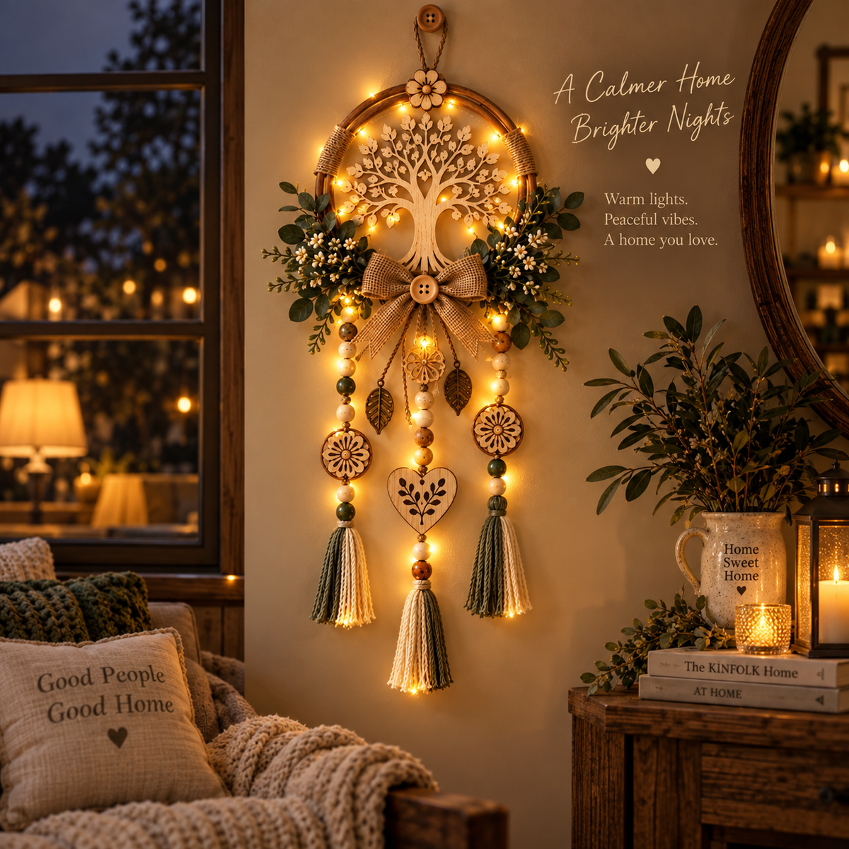 🔥😍Where Love Grows – Boho Tree of Life Decor🌲