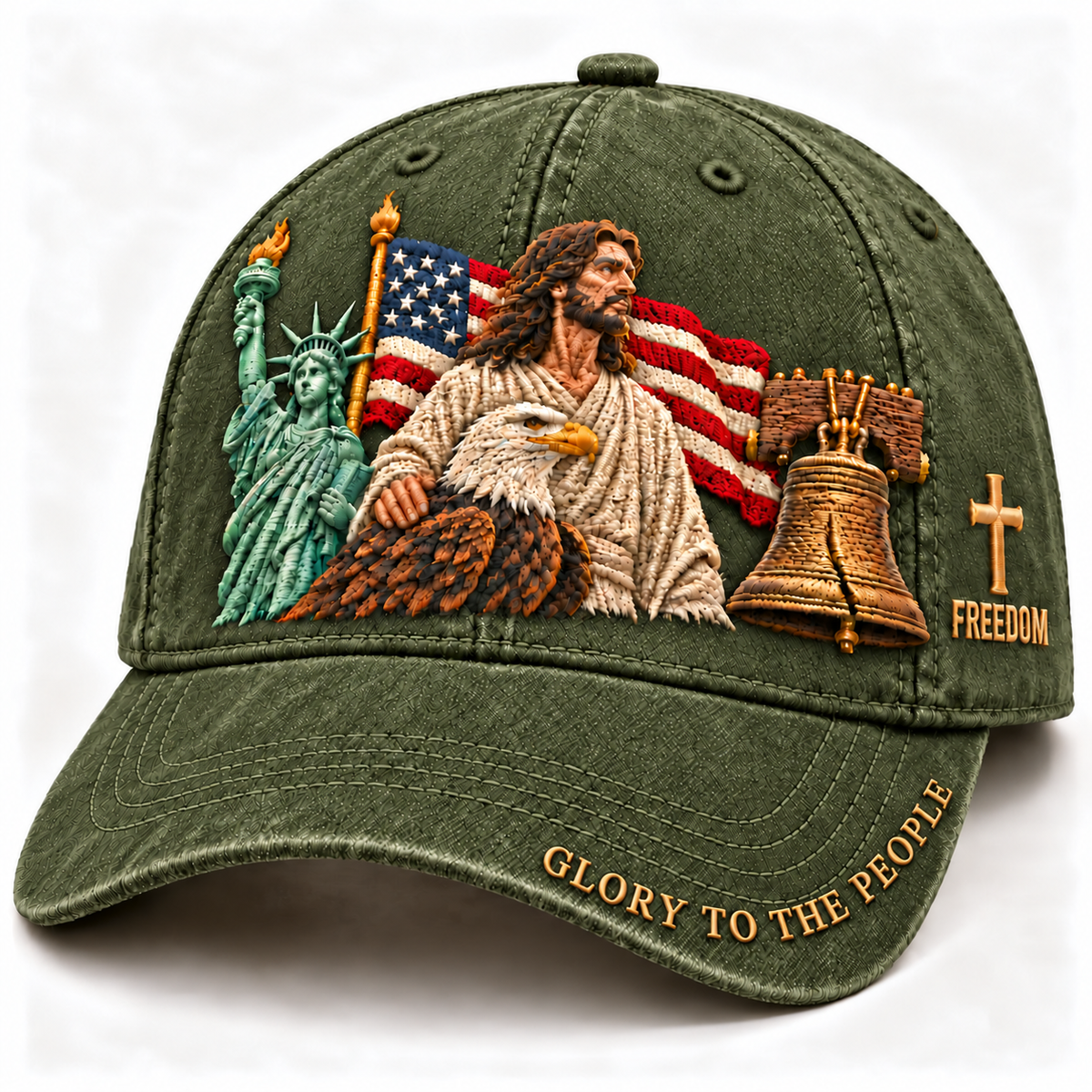 ✝️Faith & Freedom – 2027 Nestmiro®American Heritage Embroidered Cap 🧢