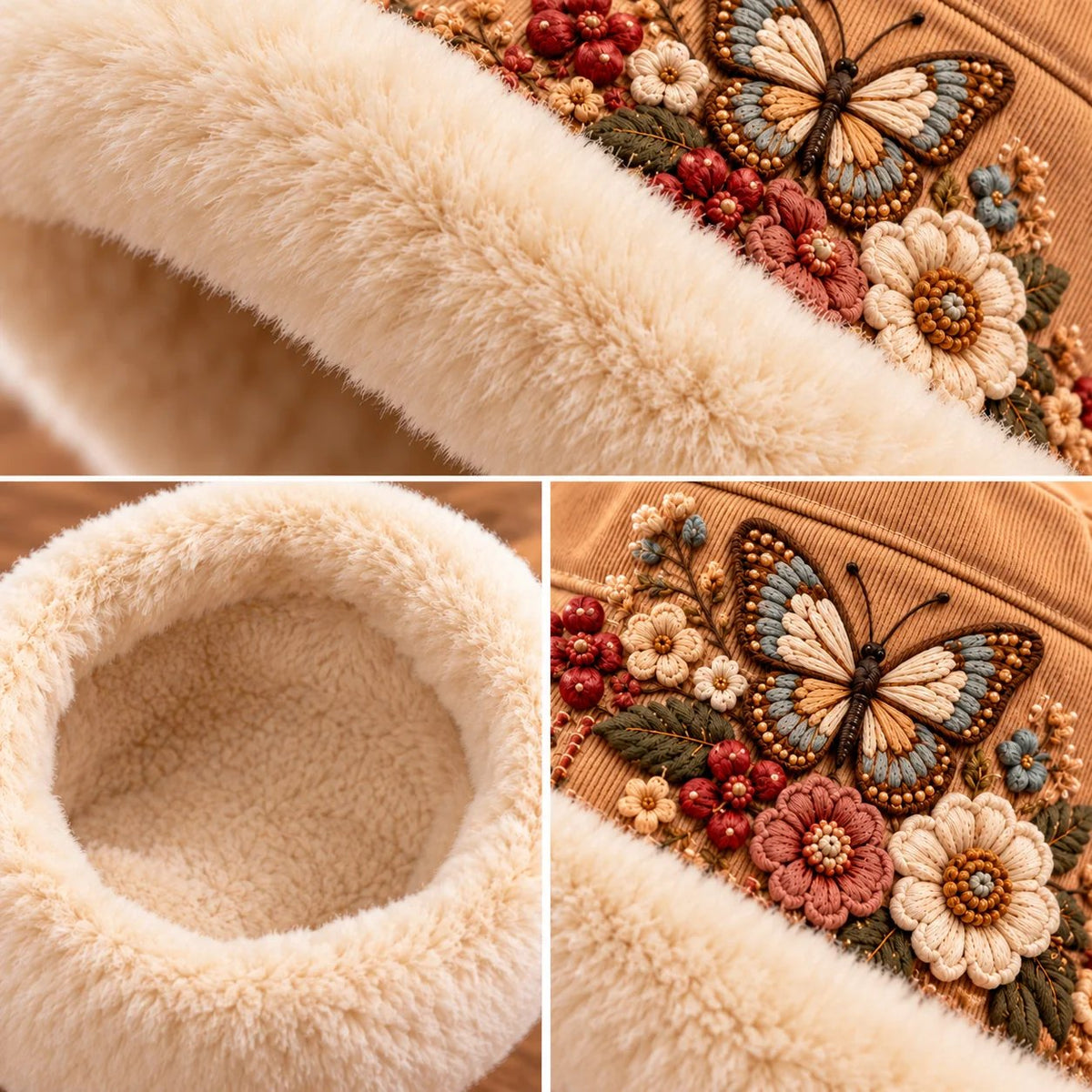 🌸 Cozy Winter Bucket Hat – Floral & Animal Prints