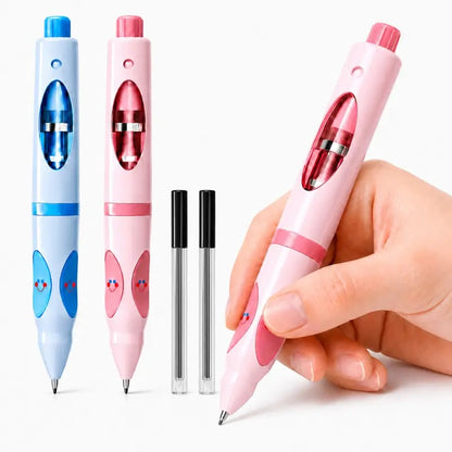 ✏️Ergonomic Writing Trainer Pen – Posture-Correcting Pencil with 12 Refills