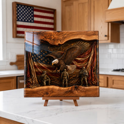 ✨Handcrafted Veteran Memorial Display Boards