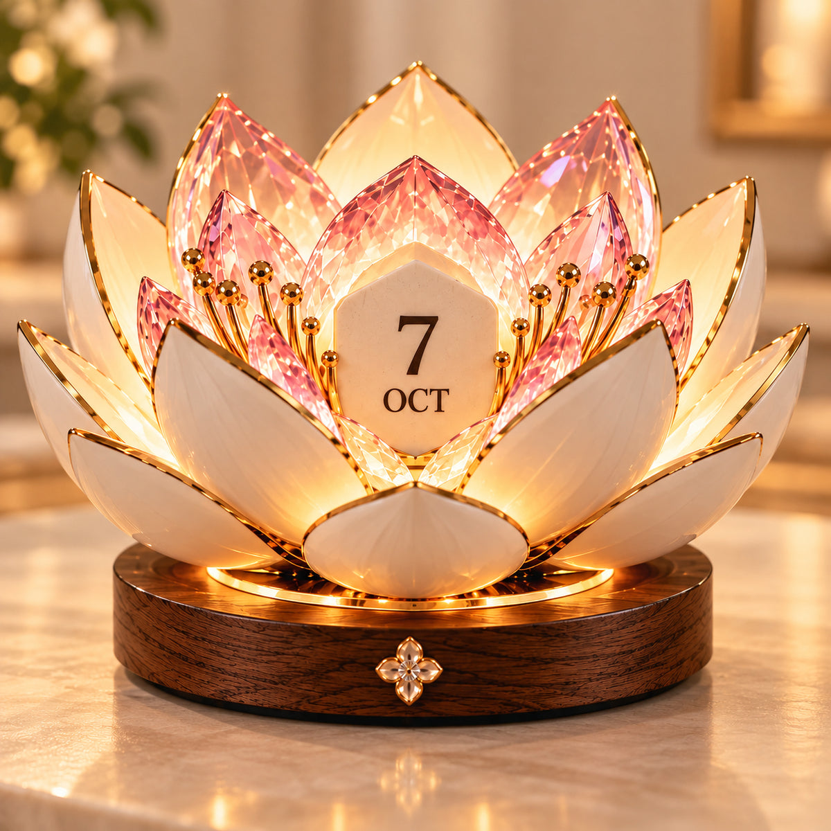 ✨Automatic Blooming Perpetual Calendar(❤Same as the video)