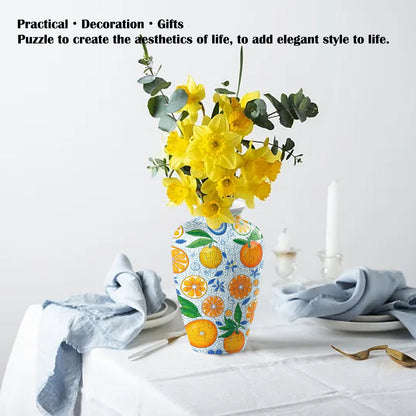 🧩3D Puzzle Vase for Flowers-🎁The Christmas gift that becomes part of their home.