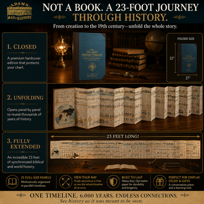 🔥One Timeline, 6,000 Years – See Biblical History Alongside World Events