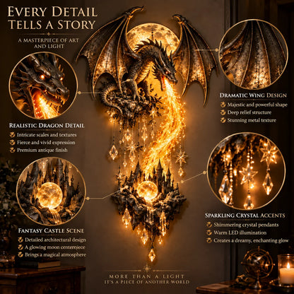 🐲Limited Edition Dragonfire Awakening Wall Decor-✅Easy to assemble ✅Sturdiness