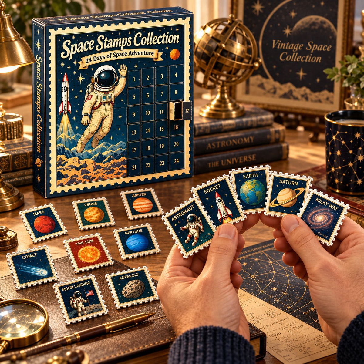 ⭐2026 USA Sale: Up to 50% OFF -🌌Cosmic Galaxy Advent Calendar 24‑Day