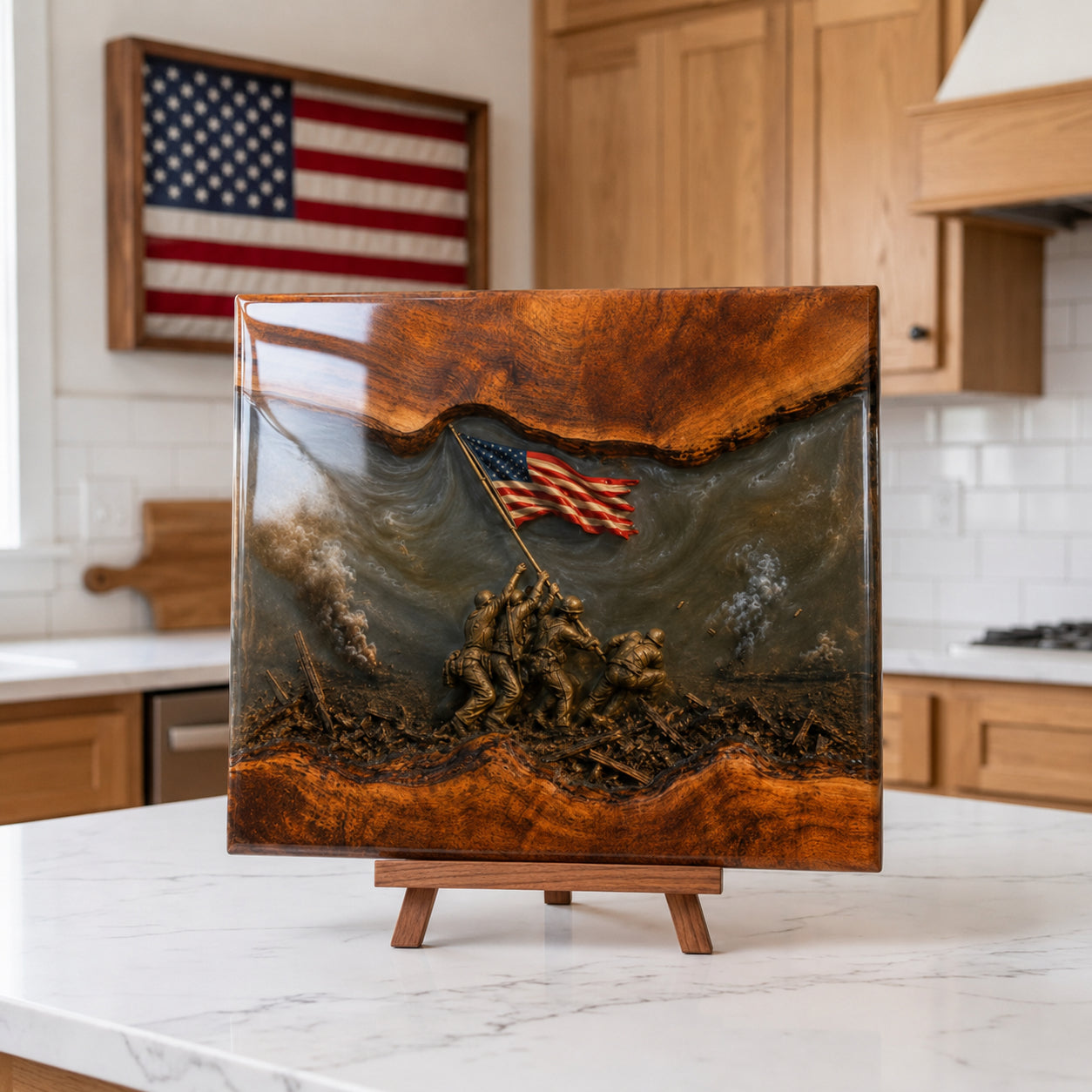 ✨Handcrafted Veteran Memorial Display Boards