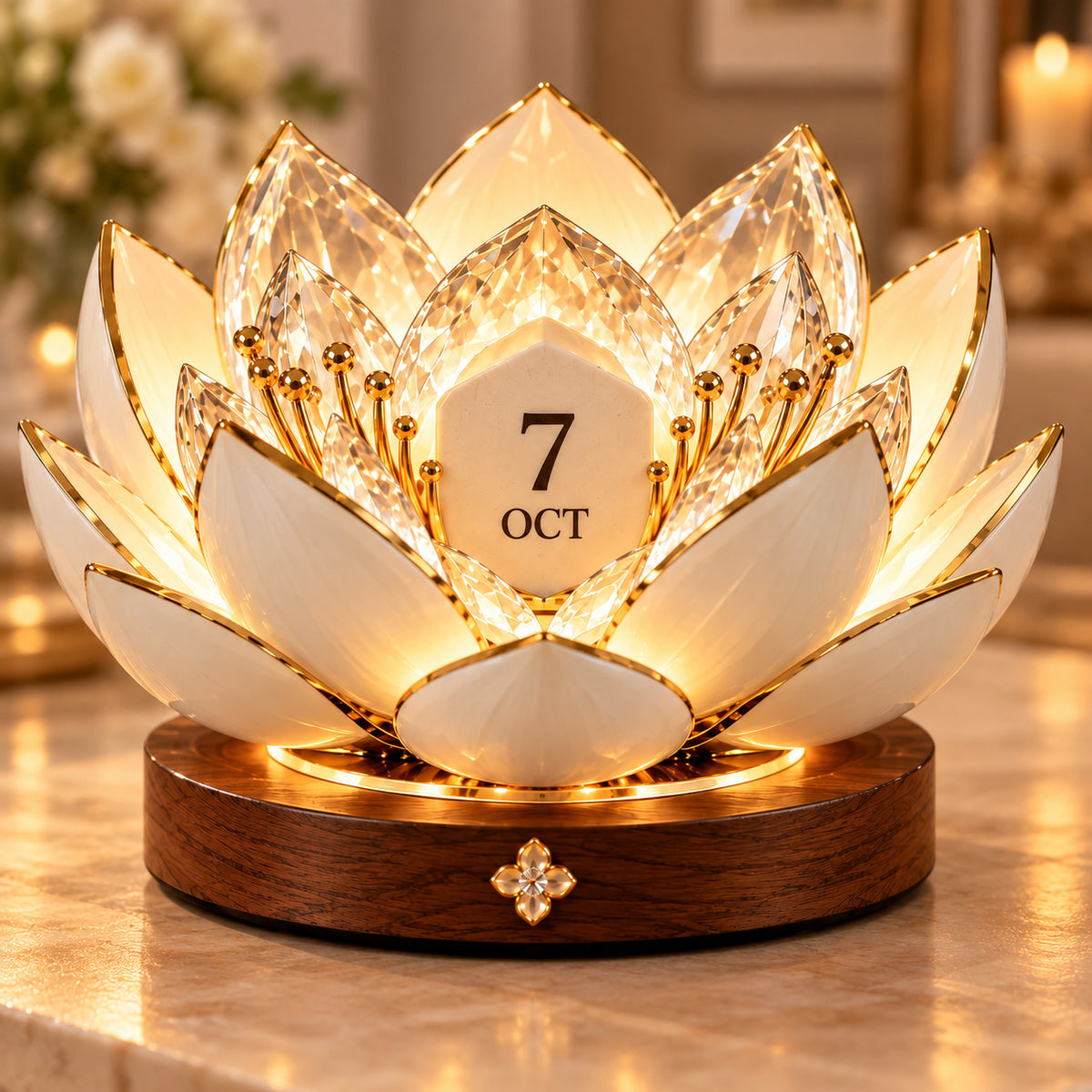 ✨Automatic Blooming Perpetual Calendar(❤Same as the video)
