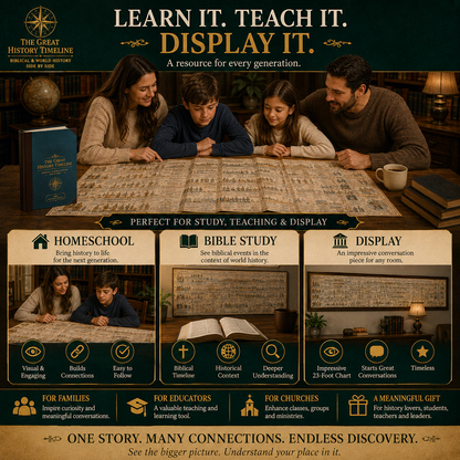 🔥One Timeline, 6,000 Years – See Biblical History Alongside World Events