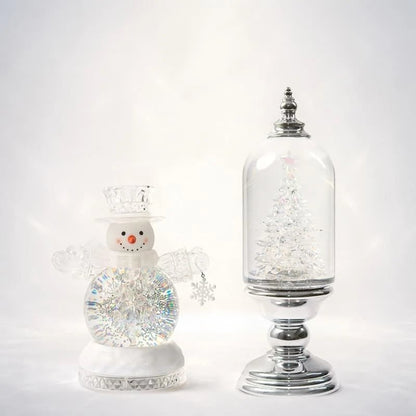 ❄️Winter Wonderglow™ – Lighted Musical Christmas Snow Globe Lantern