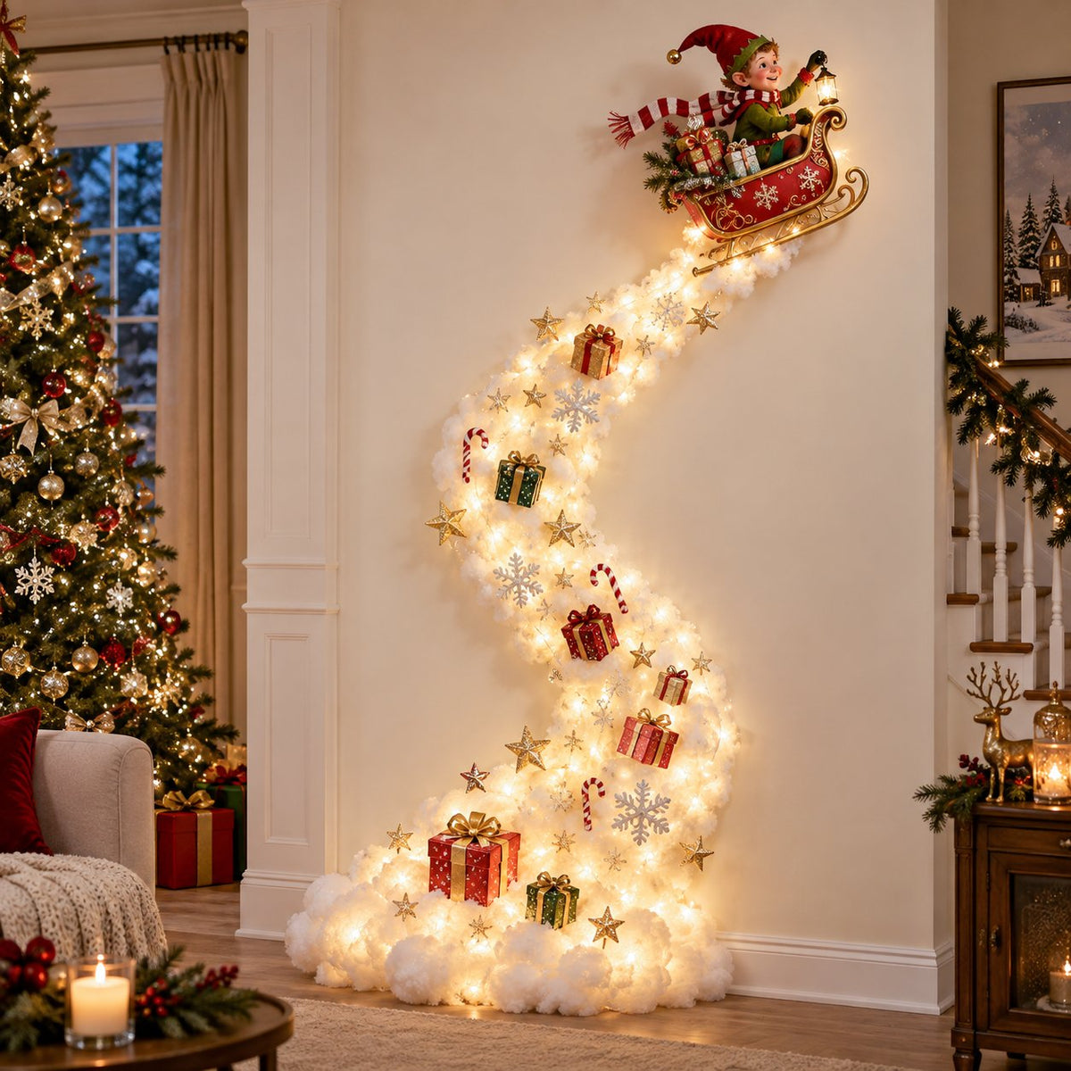 🎅Christmas Magic Trail Wall Light - 🎄A Little Christmas Magic, Right on Your Wall