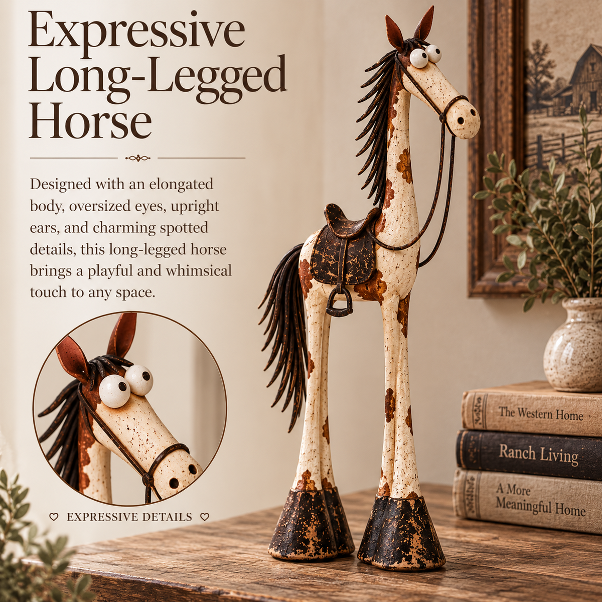 🔥LAST DAY 49% OFF | Nestmiro®Handmade🤠 Just a Cowboy & His Trusty Ol’ Horse 🐴