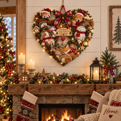 ❤️✨Where Love Comes Home™ – Christmas Heart Wall Decor