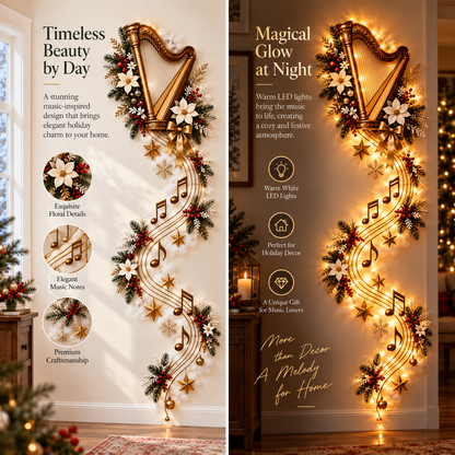 🎄🎵 Christmas Melody Glow™ – Lighted Musical Instrument Wall Décor🔥Buy 2 Get Free Shipping
