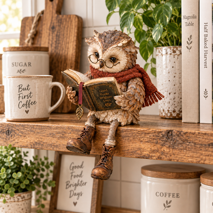 🦉Reading Owl Figurine
