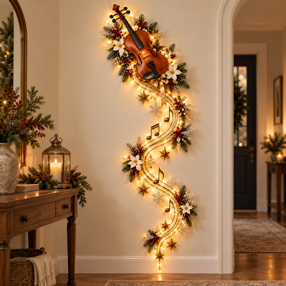 🎄🎵 Christmas Melody Glow™ – Lighted Musical Instrument Wall Décor🔥Buy 2 Get Free Shipping