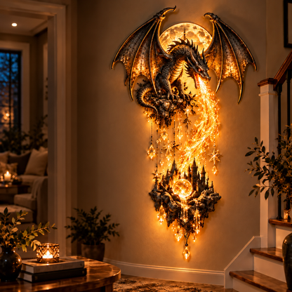 🐲Limited Edition Dragonfire Awakening Wall Decor-✅Easy to assemble ✅Sturdiness