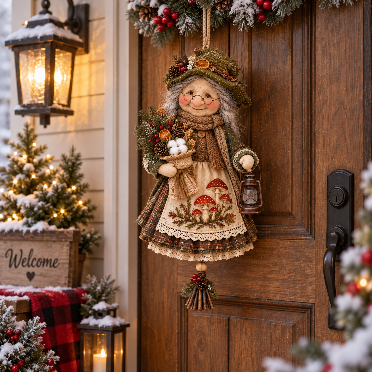 🔥😍Handmade Good Luck Granny 🍀Chase Away Worries, Bring Home Warmth
