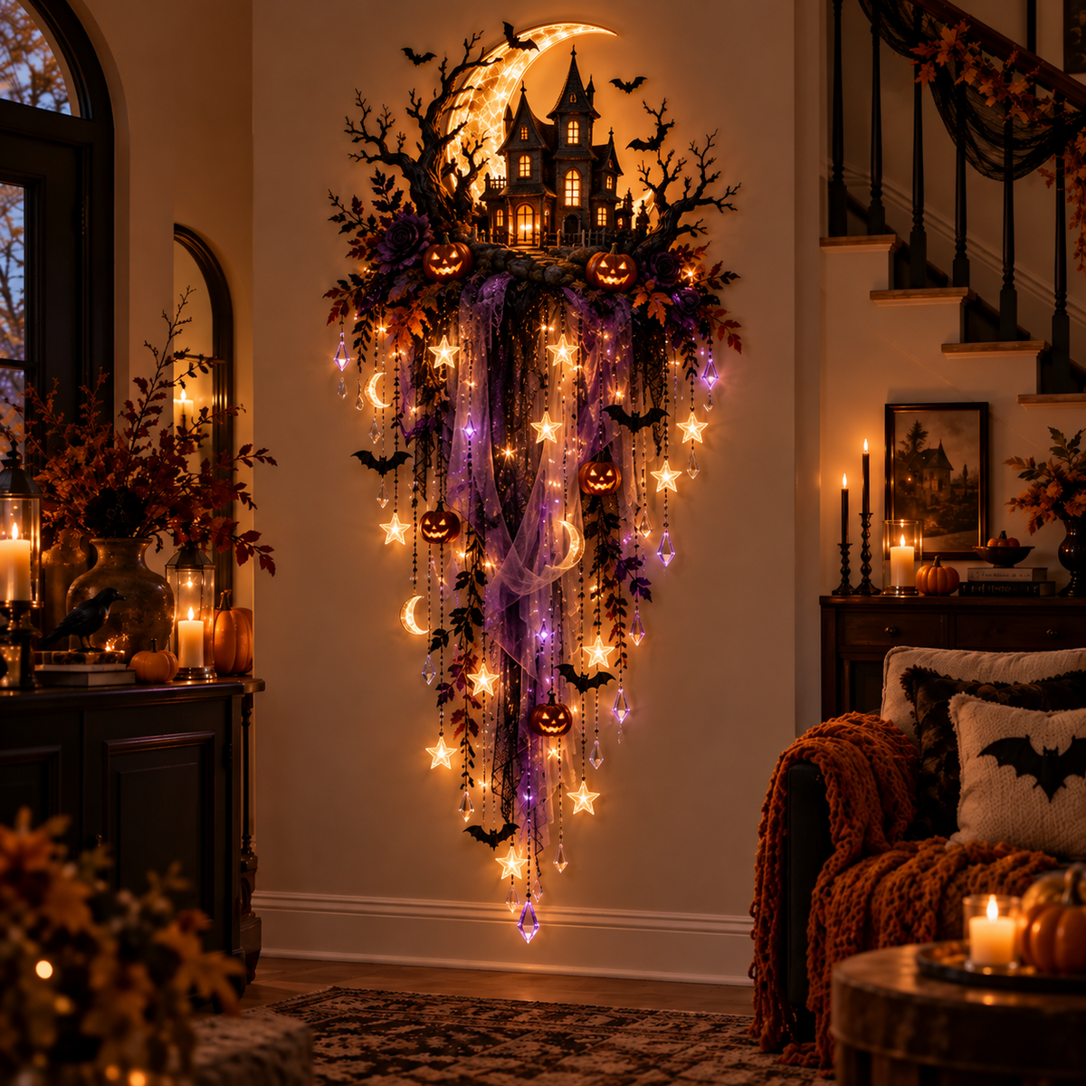 ✨Elegant Halloween Cascade Wall Light Collection-✅Easy to assemble ✅Sturdiness ✅Craftsmanship