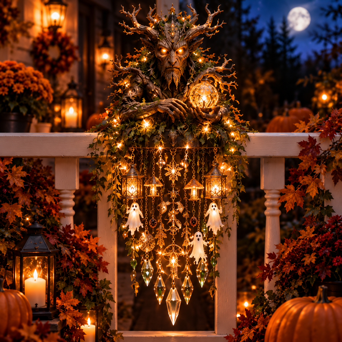 🎃Enchanted Halloween Guardian Cascade Light Decoration-✅Easy to assemble ✅Sturdiness ✅Craftsmanship