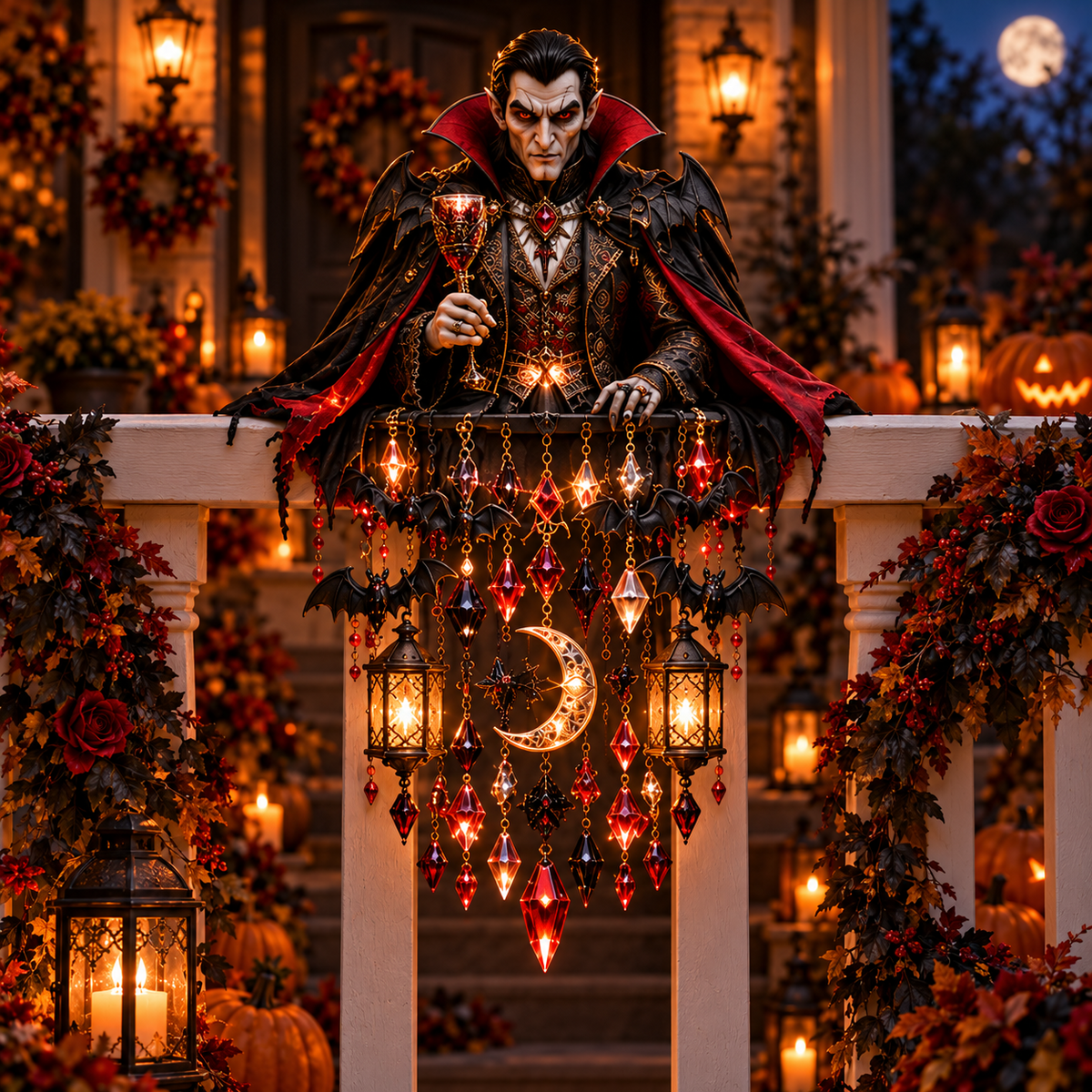🎃Enchanted Halloween Guardian Cascade Light Decoration-✅Easy to assemble ✅Sturdiness ✅Craftsmanship