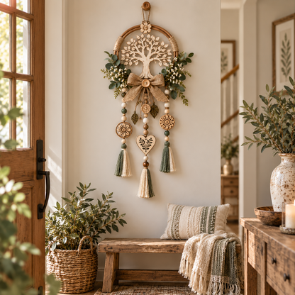 🔥😍Where Love Grows – Boho Tree of Life Decor🌲