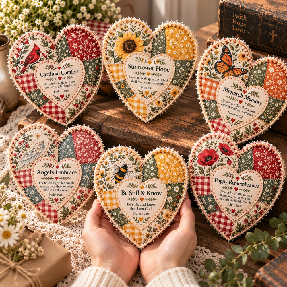 Patchwork Heart of Faith collection