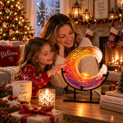 🔥😍Sunset Ocean Wave Sculpture – Coastal Decor & Meaningful Gift