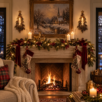 Old-World Christmas Tree Candle Sconce