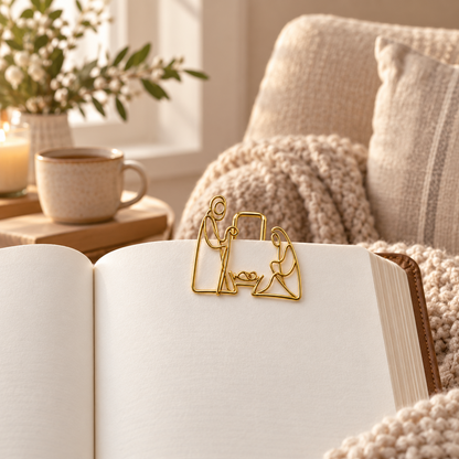 🔥😍Golden Faith Paper Clips – Inspirational Stationery✝️