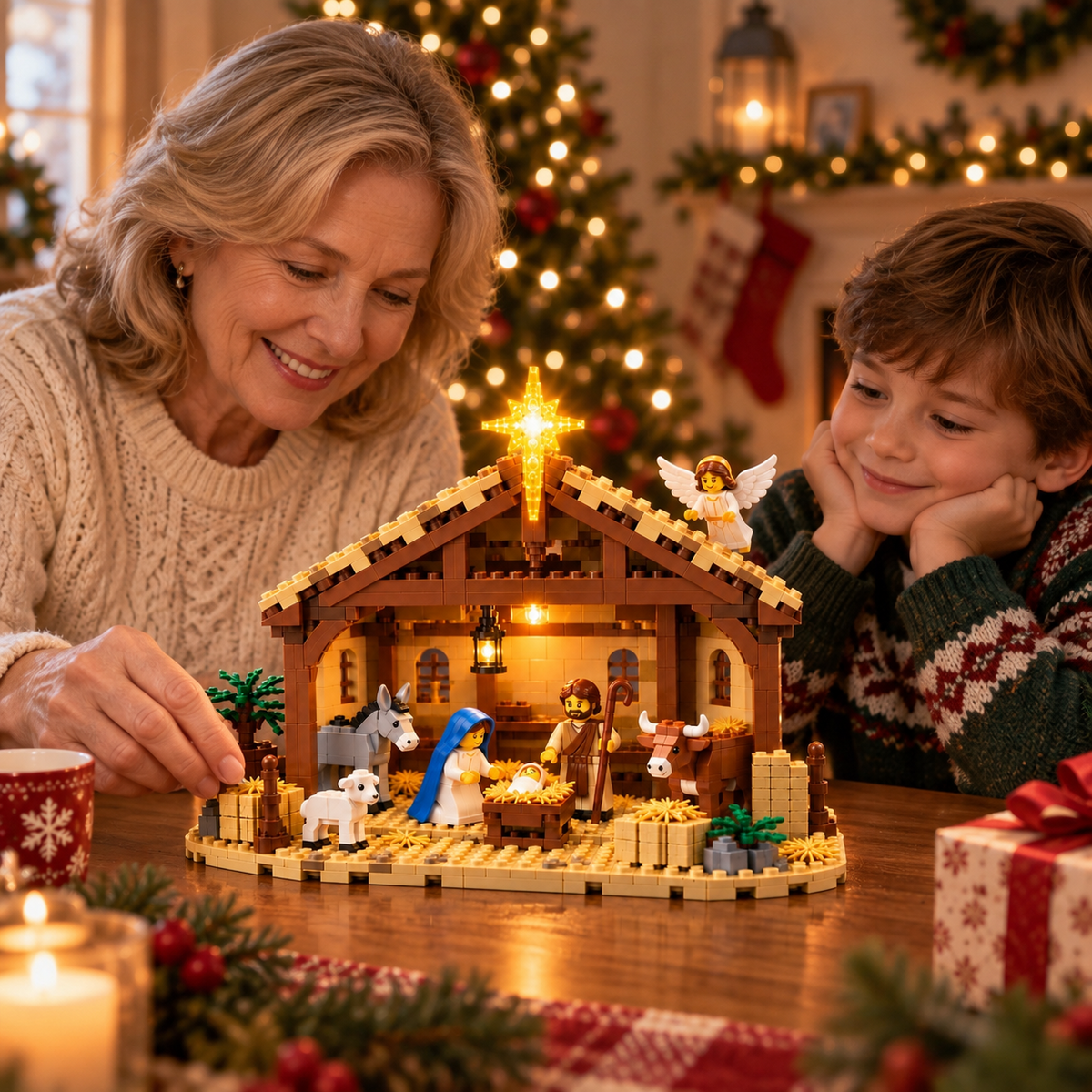 🔥😍Holy Night Christmas Building Set
