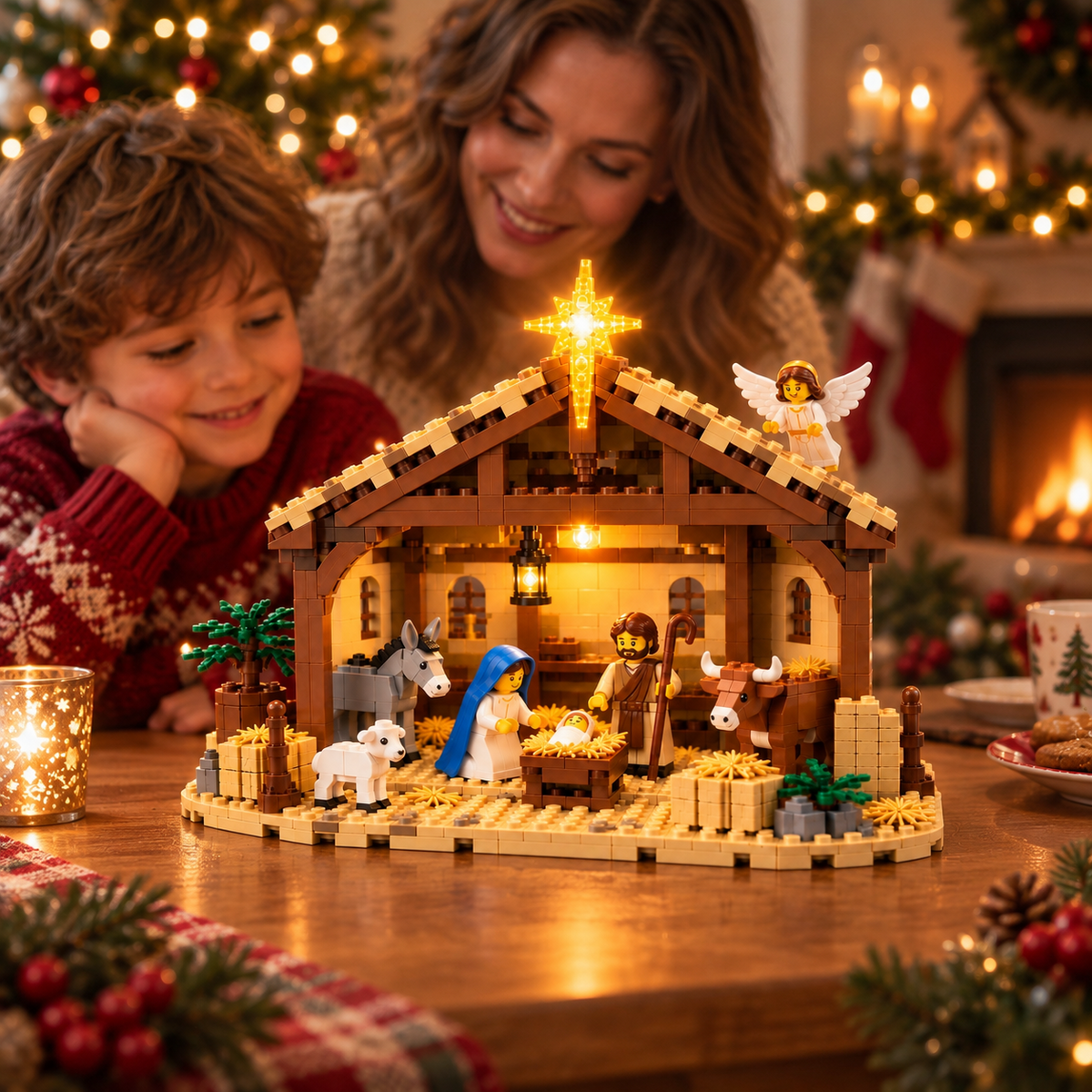 🔥😍Holy Night Christmas Building Set