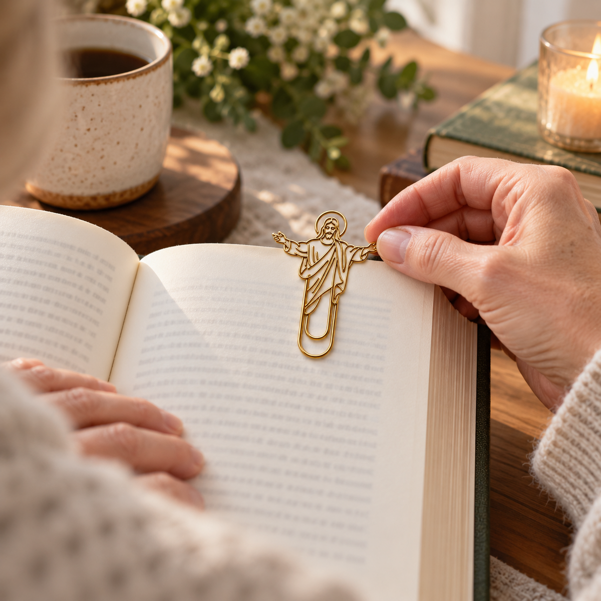 🔥😍Golden Faith Paper Clips – Inspirational Stationery✝️