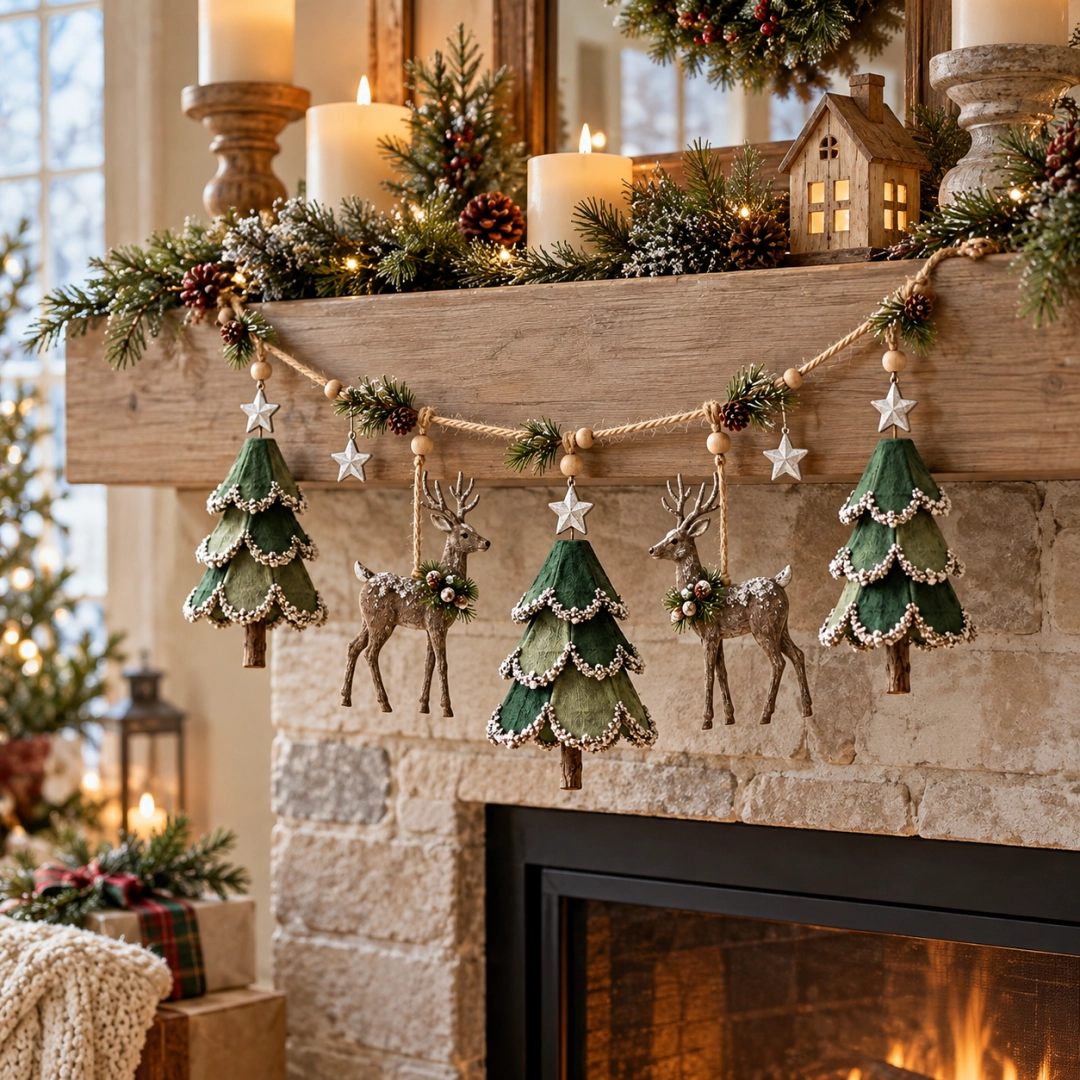 🔥😍Enchanted Woodland Garland | Glowing Holiday Home Decor