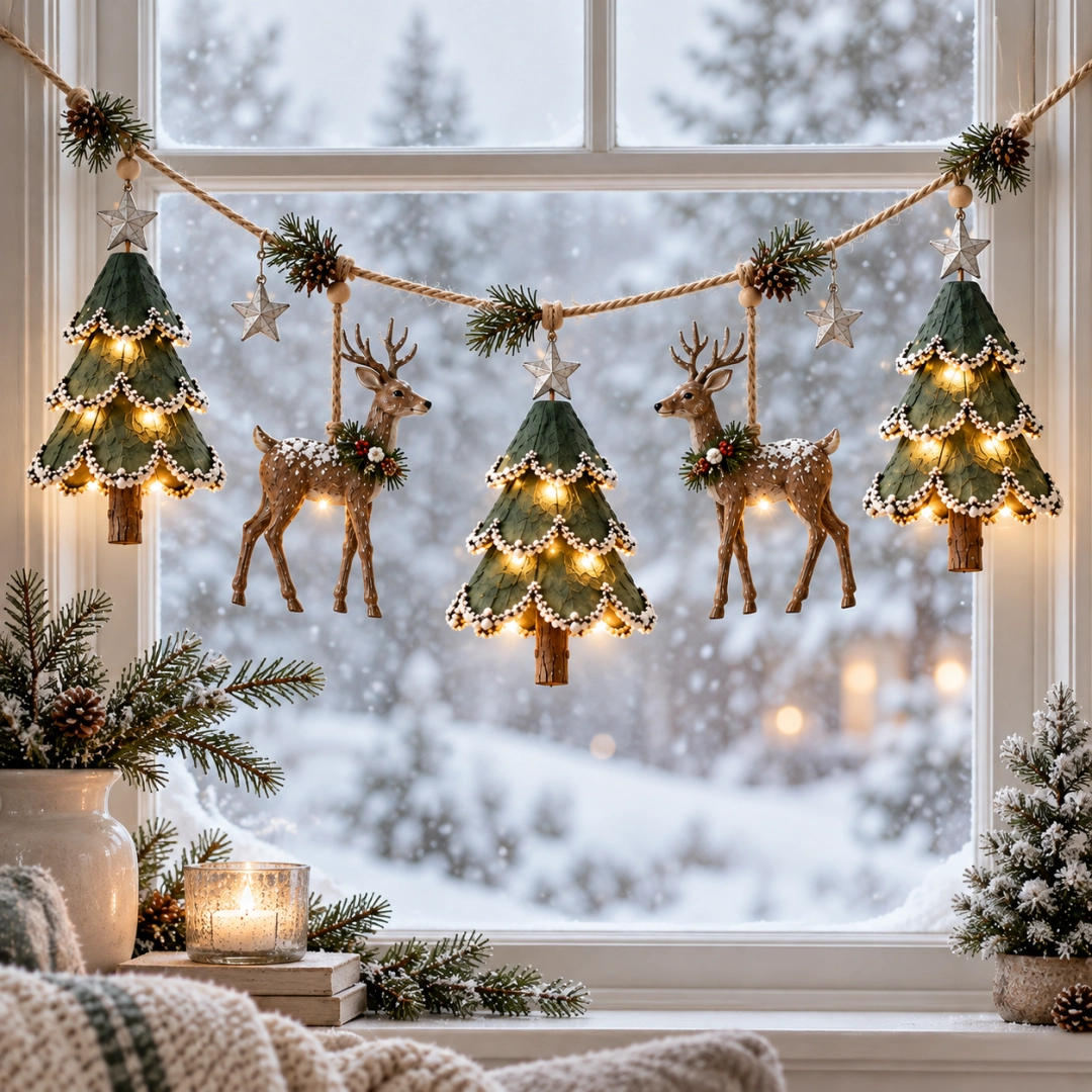 🔥😍Enchanted Woodland Garland | Glowing Holiday Home Decor