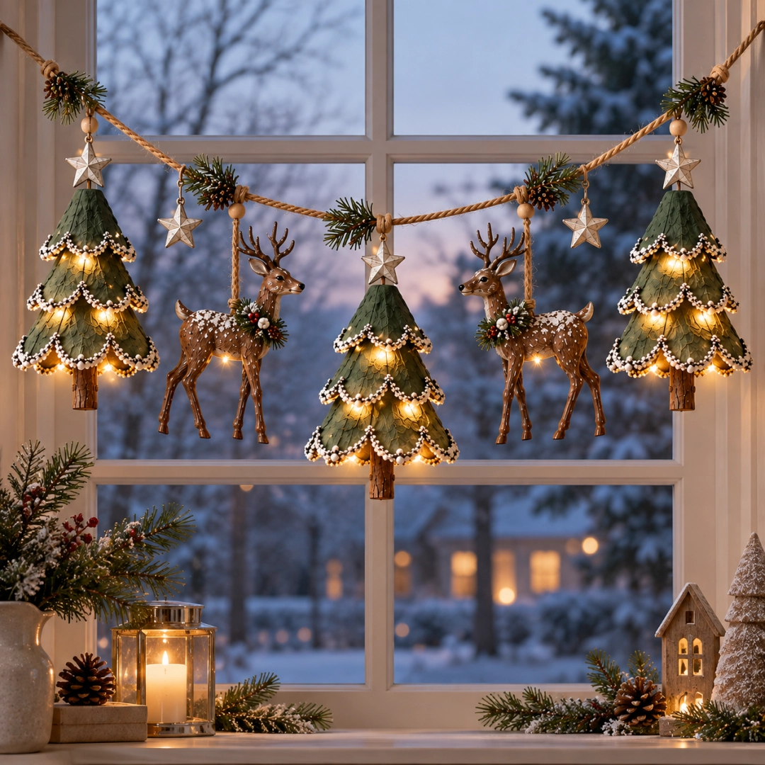 🔥😍Enchanted Woodland Garland | Glowing Holiday Home Decor