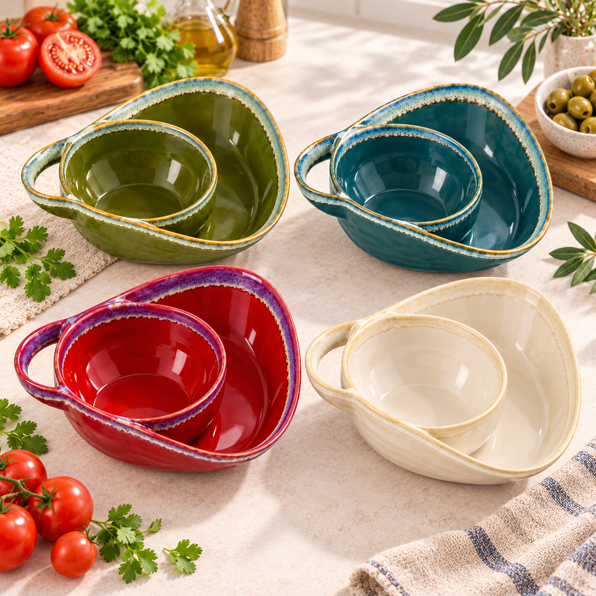 🥣2-in-1 Cereal & Snack Bowl – Keep Every Bite Fresh and Crunchy