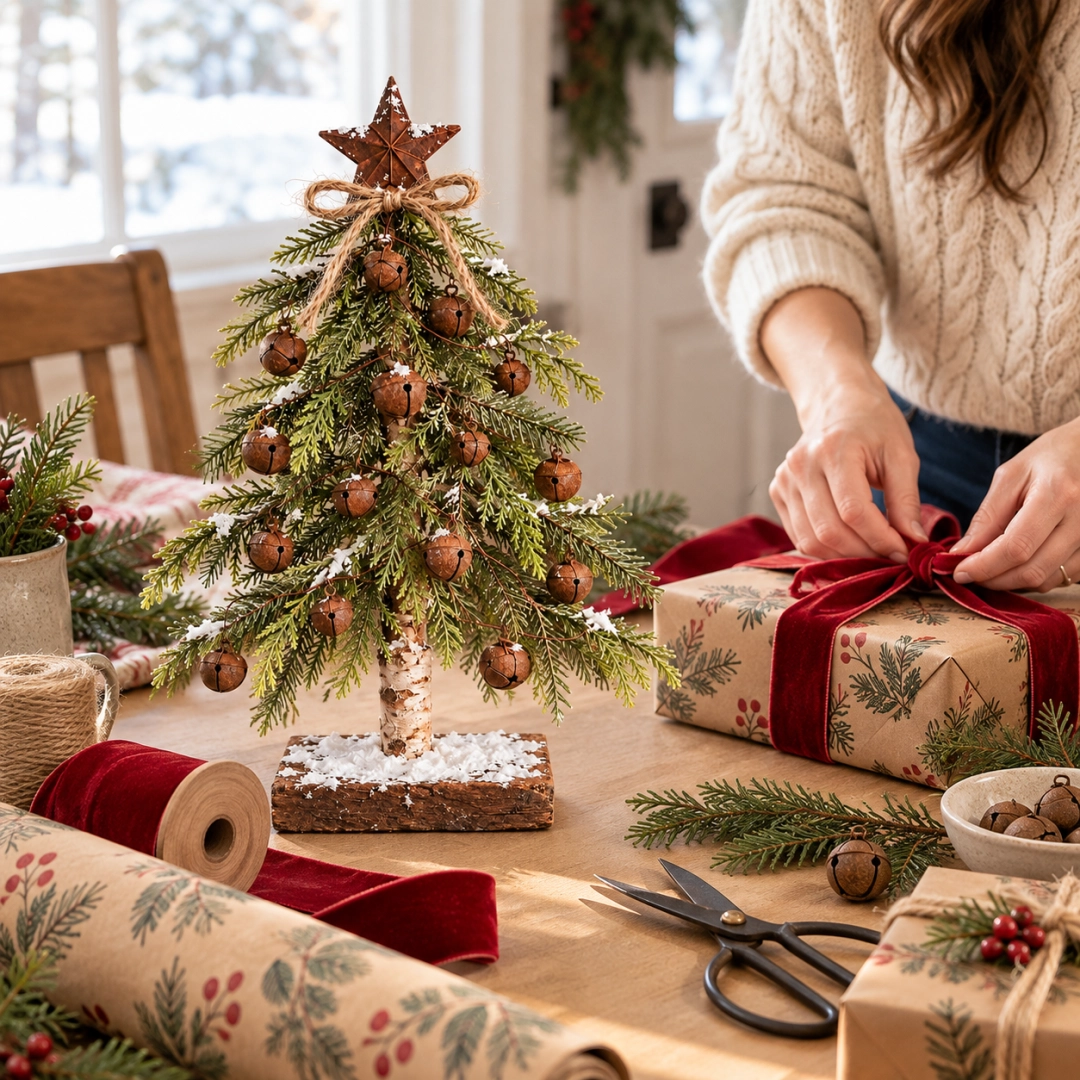 🔥🌲A Christmas to Cherish – Bells & Starlight Tree