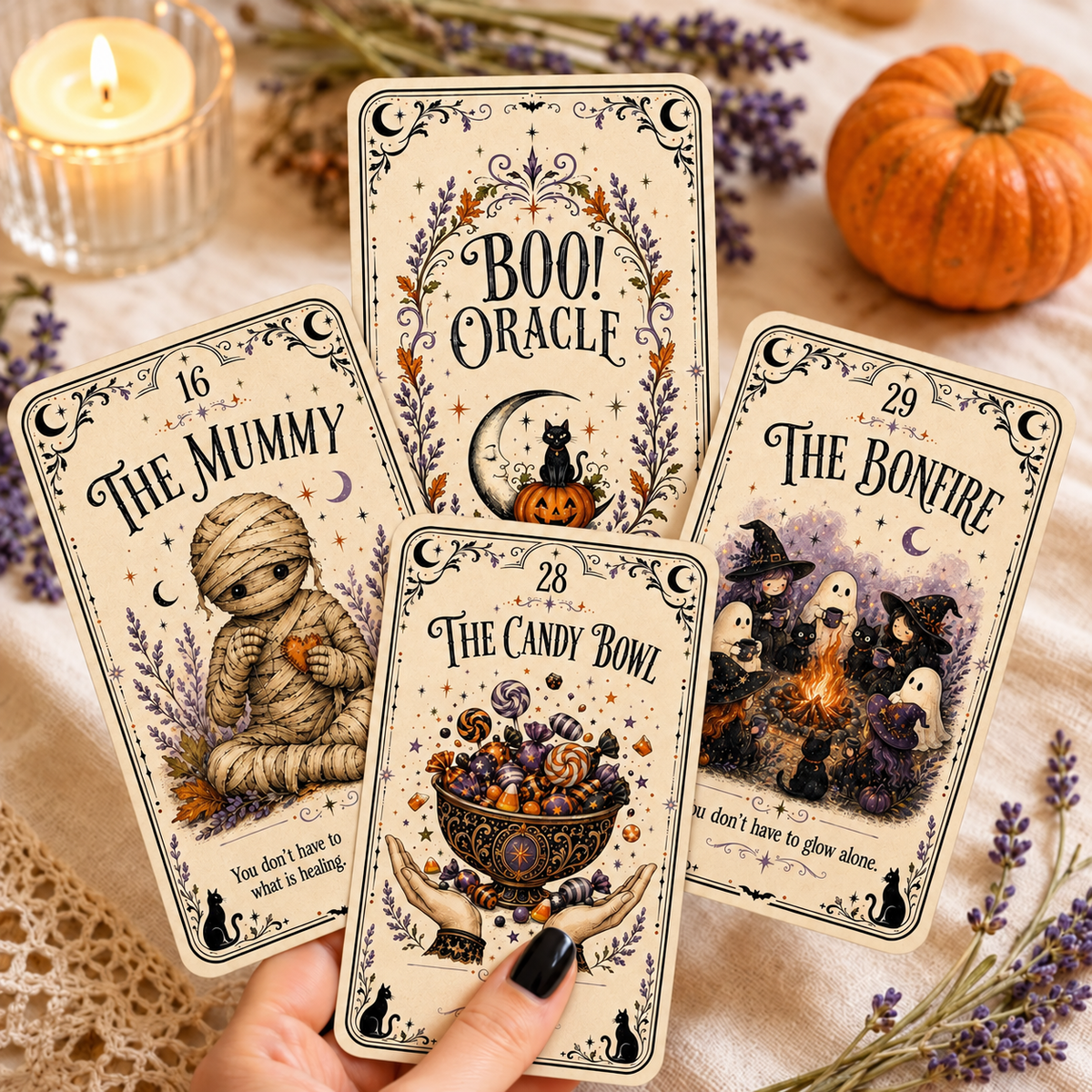 🔥😍Mystic Night Fortune Card Deck🔮