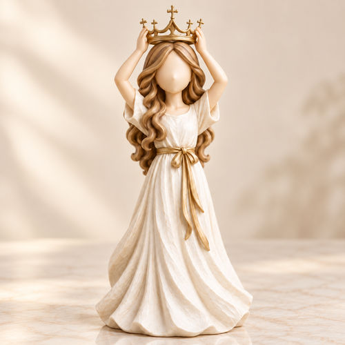👑✝️She Wears Her Crown in Faith™ Inspirational Figurine