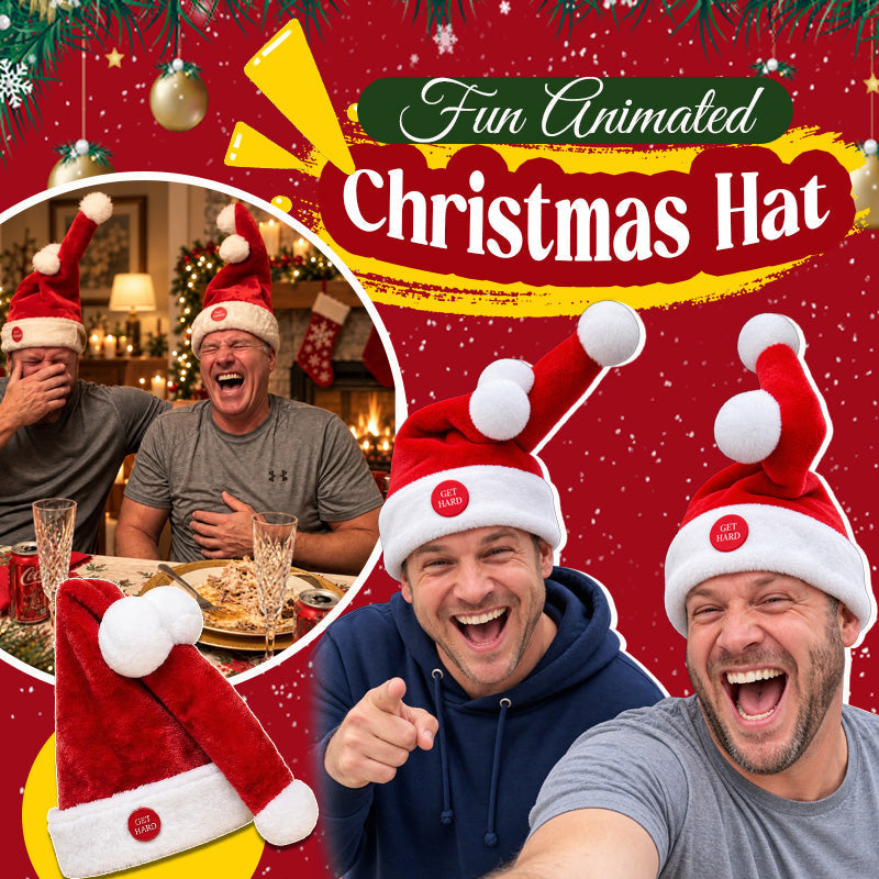 🔥😍The Santa Hat That Moves! Holiday Party Fun