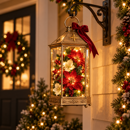 🎄 Christmas Bloom™ Lighted Vintage Lantern