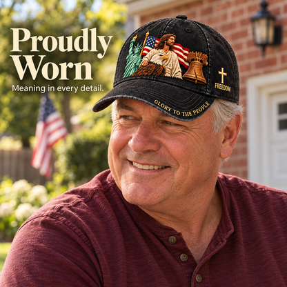 ✝️Faith & Freedom – 2027 Nestmiro®American Heritage Embroidered Cap 🧢