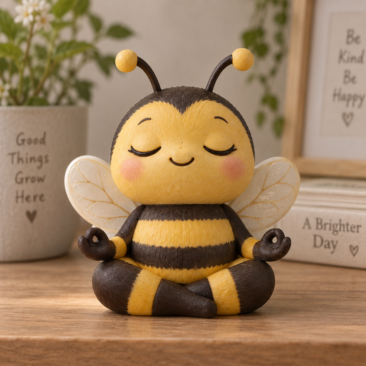 ✨🐝Little Bee, Big Happiness – Adorable Mindful Bee Figurine Collection