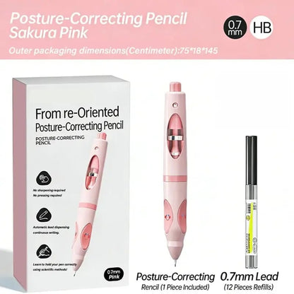 ✏️Ergonomic Writing Trainer Pen – Posture-Correcting Pencil with 12 Refills