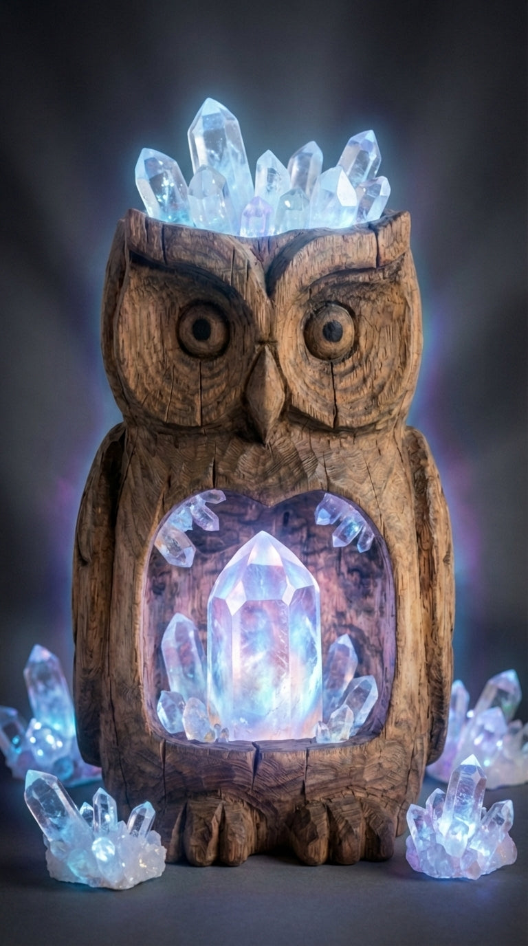 🦉The Crystal Guardian Owl