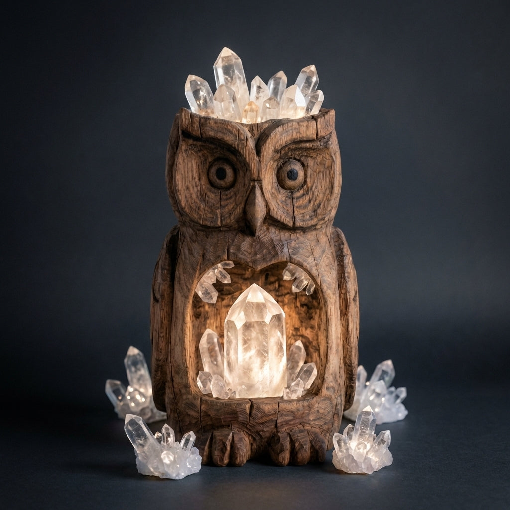 🦉The Crystal Guardian Owl